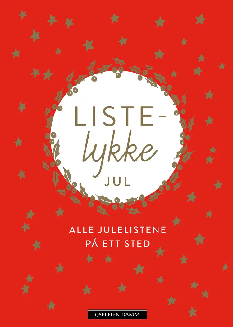 Omslag Listelykke jul av Gunn Beate Reinton Rulnes (Innbundet)