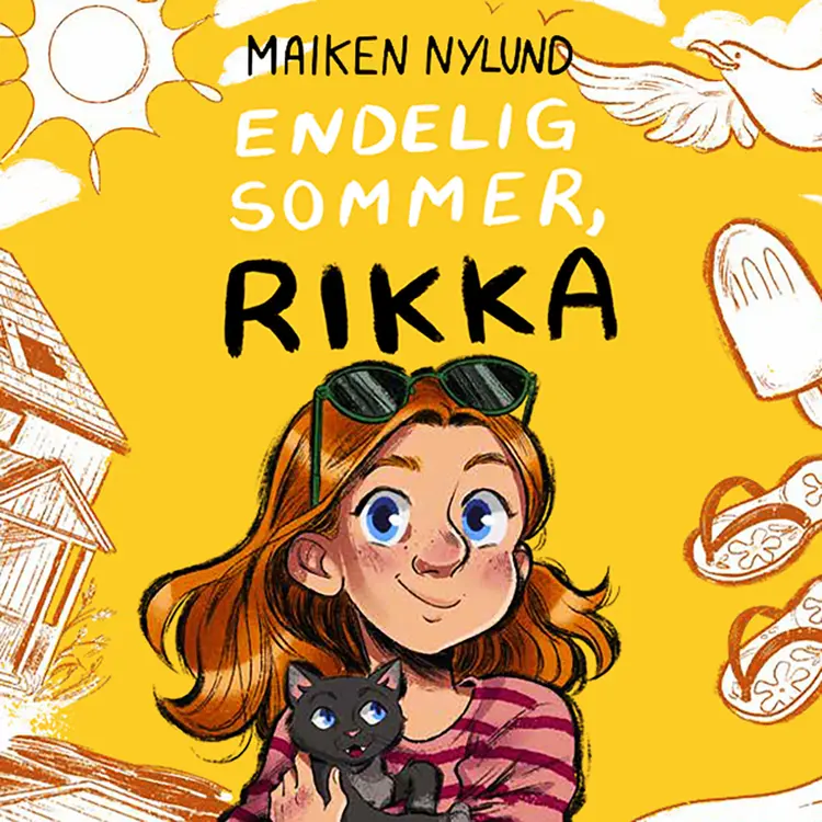 Omslag Endelig sommer, Rikka av Maiken Nylund (Lydbok)