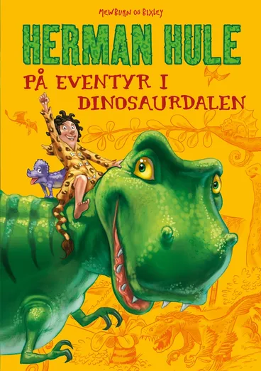 Omslag Herman Hule på eventyr i Dinosaurdalen av Kyle Mewburn (Heftet)