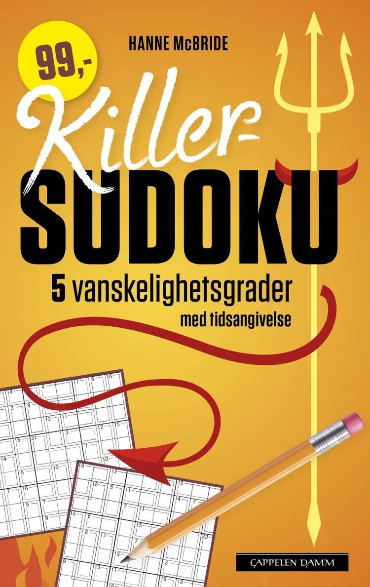 Omslag Killer-sudoku av Hanne McBride (Heftet)