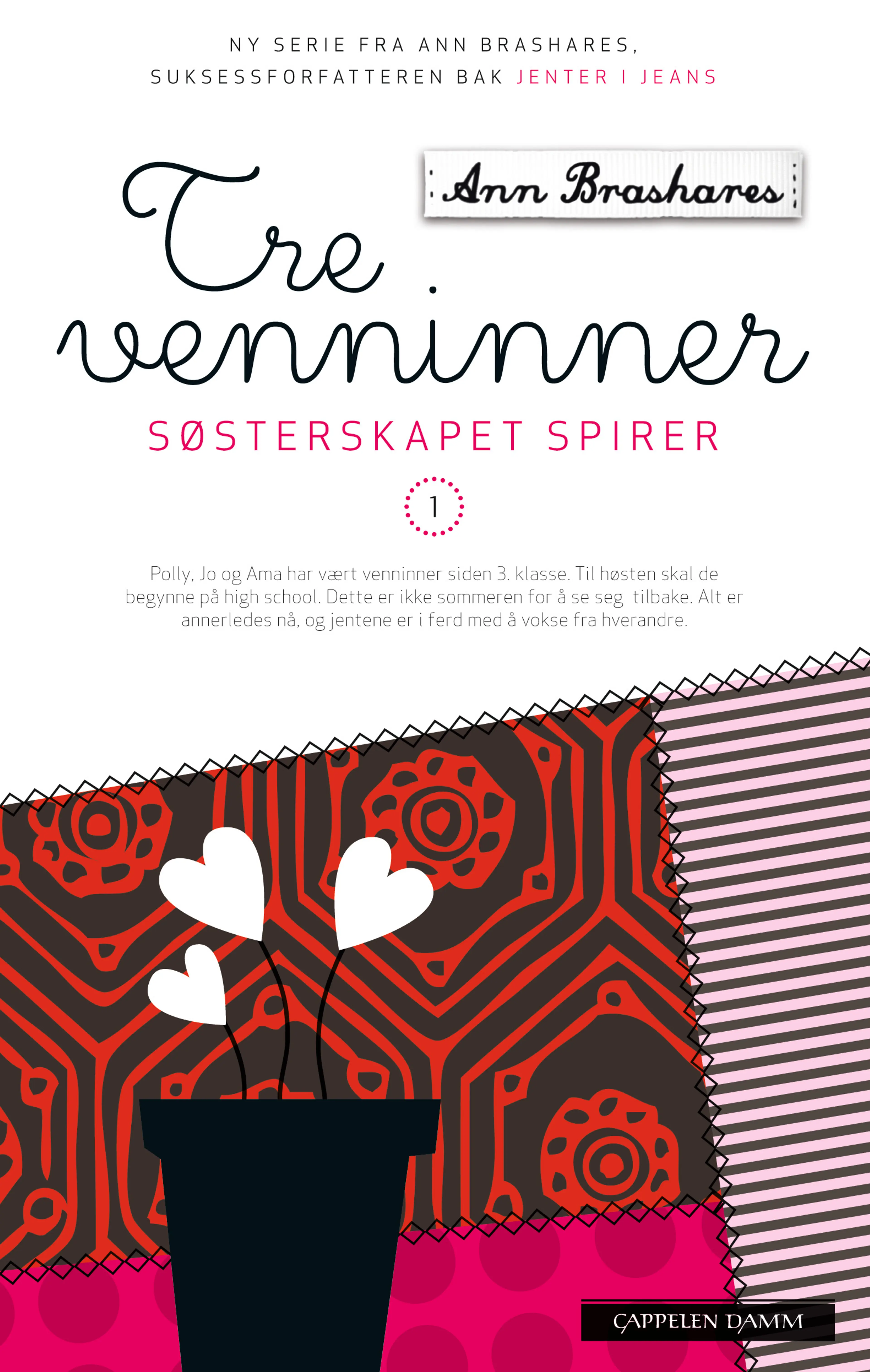 Omslag Tre venninner av Ann Brashares (Innbundet)