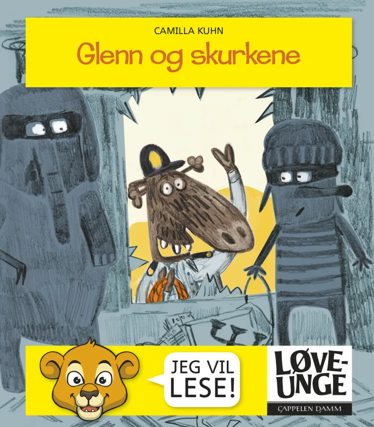 Omslag Løveunge - Glenn og skurkene av Camilla Kuhn (Ebok)