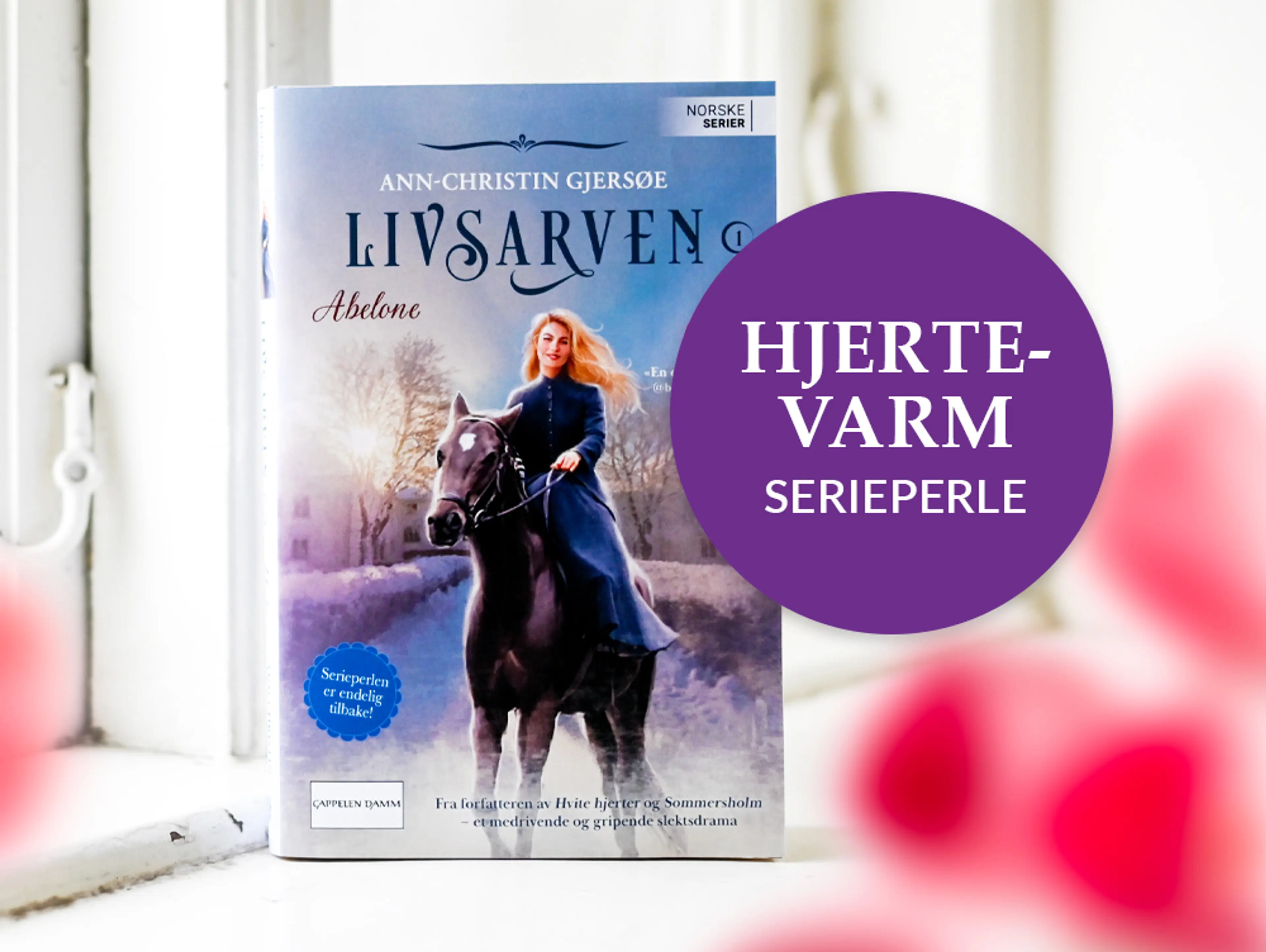 Foto av første bok i serien Livsarven