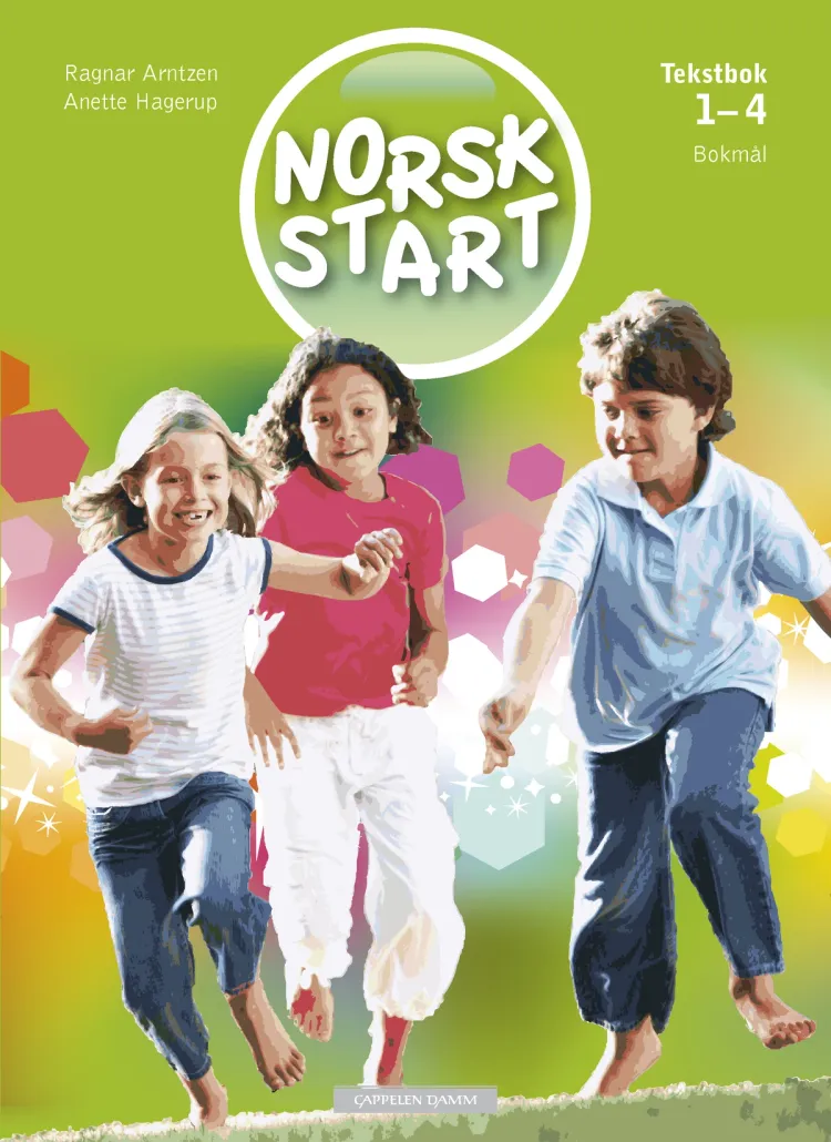 Omslag Norsk start 1-4 Tekstbok Nivå 1, 2 og 3 (K06) av Ragnar Arntzen og Anette Hagerup (Innbundet)