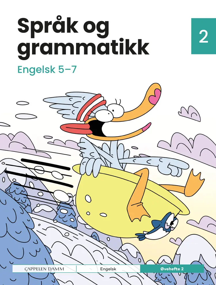 Omslag Språk og grammatikk Engelsk 5-7 Øvehefte 2 (Heftet)