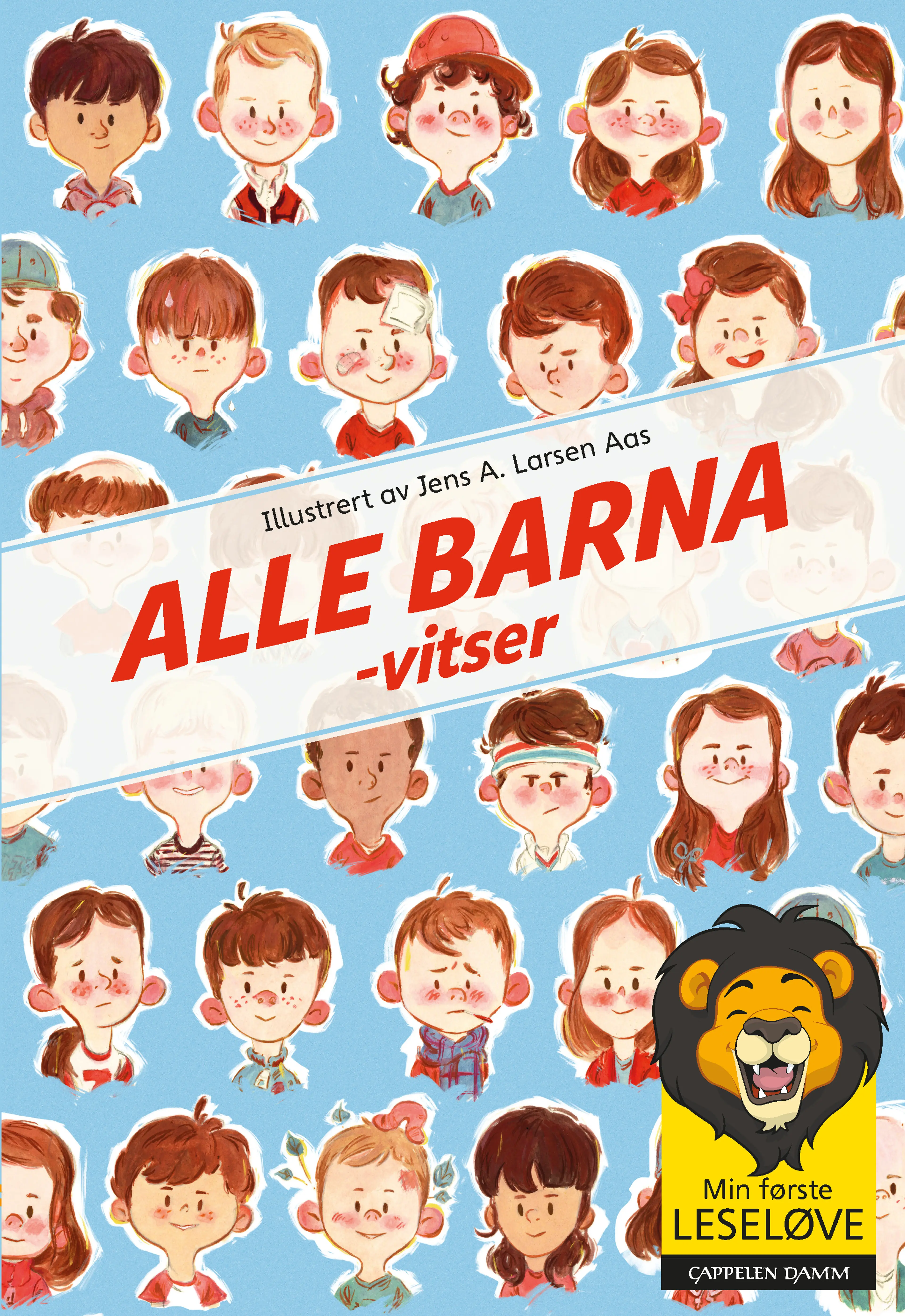 Omslag Min første leseløve - Alle barna -vitser av Håkon Forfod Sønneland (Innbundet)