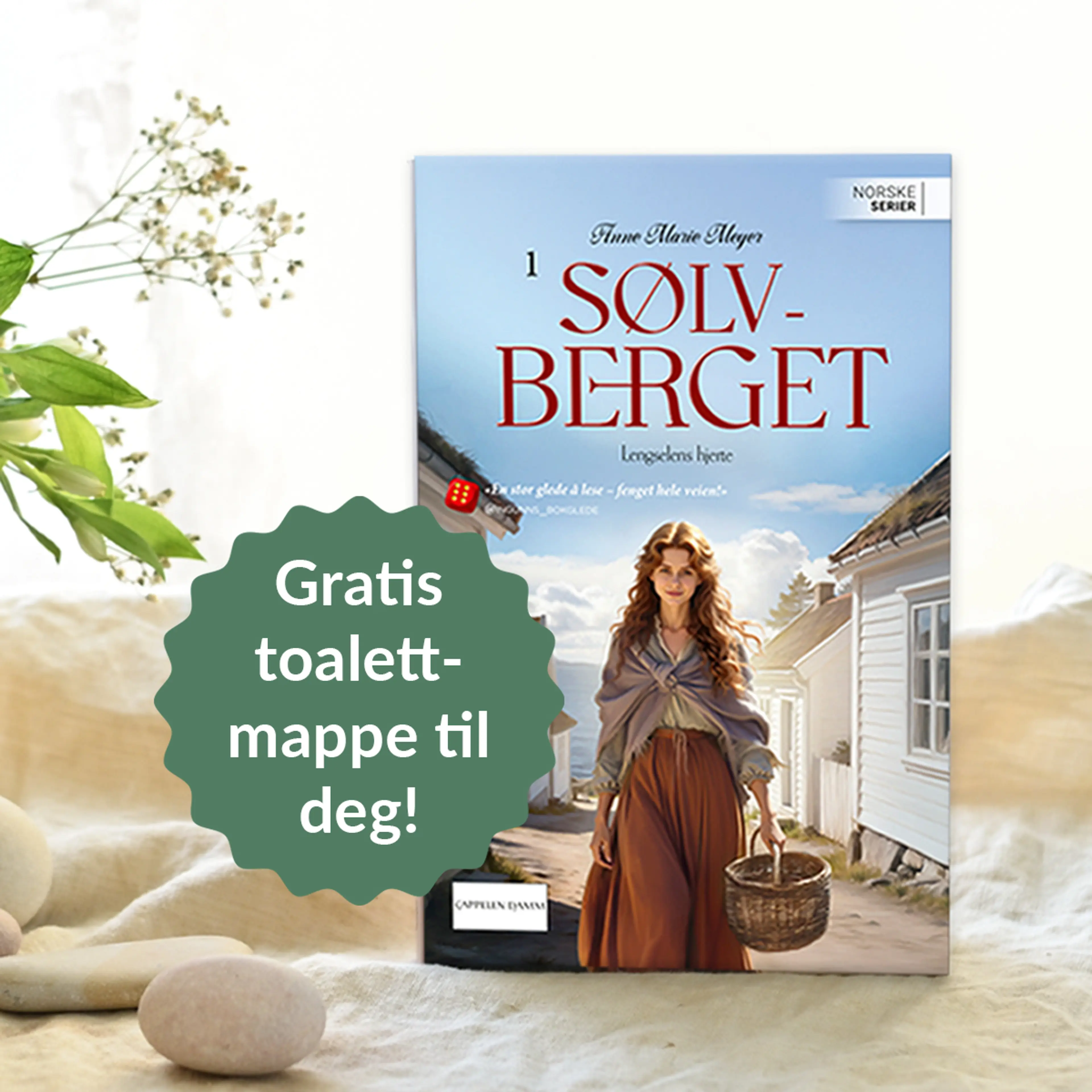 Foto av første bok i serien Sølvberget