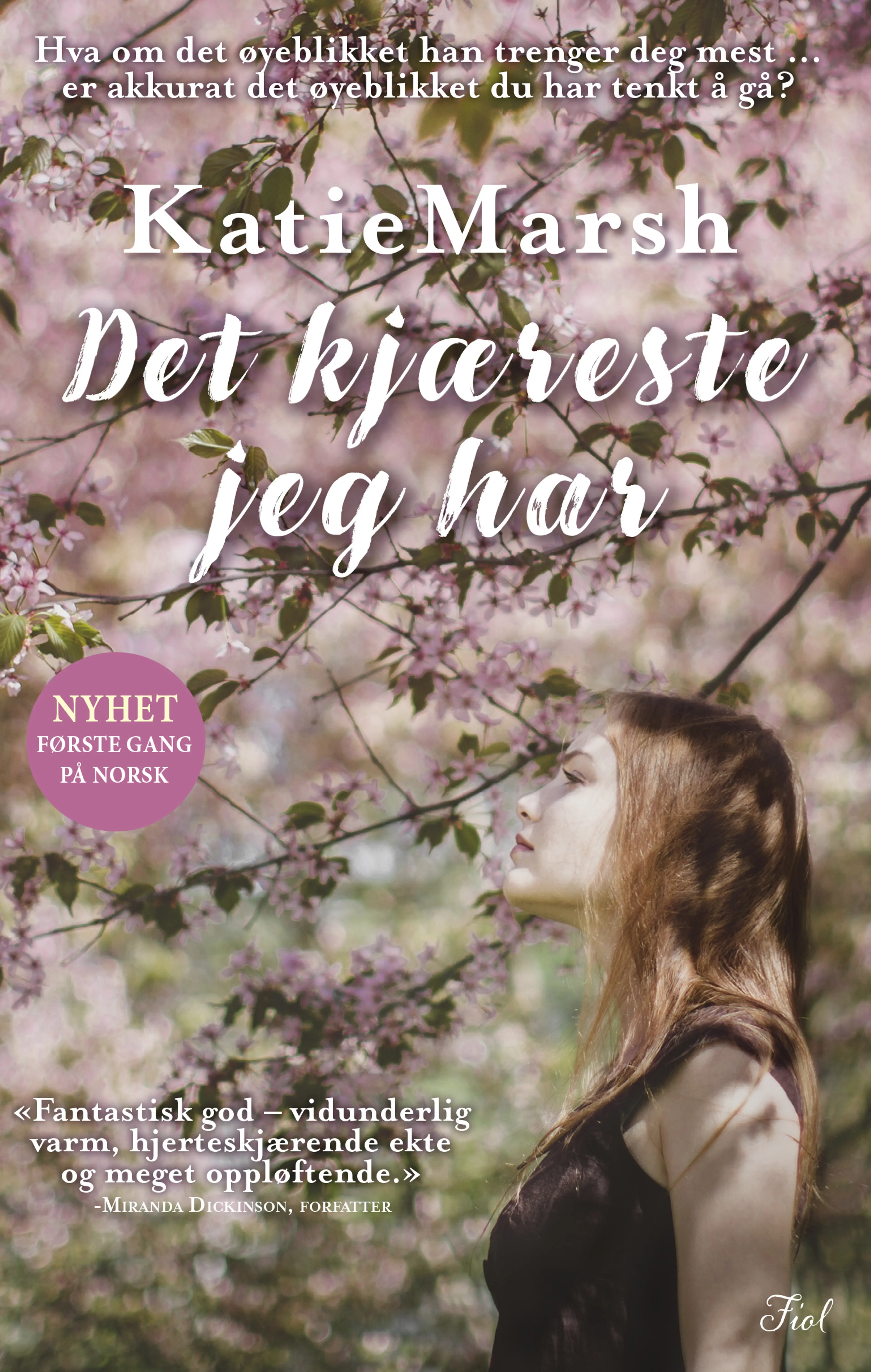 Omslag Det kjæreste jeg har av Katie Marsh (Ebok)