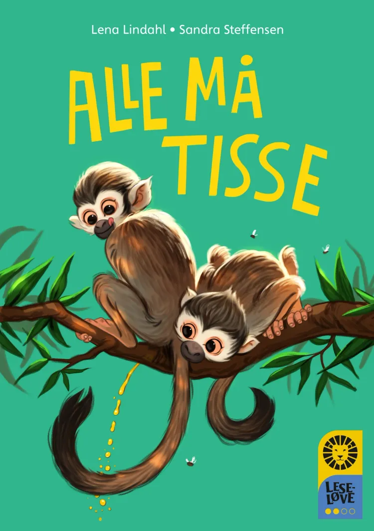 Omslag Leseløve nivå 2 - Alle må tisse av Lena Lindahl (Ebok)