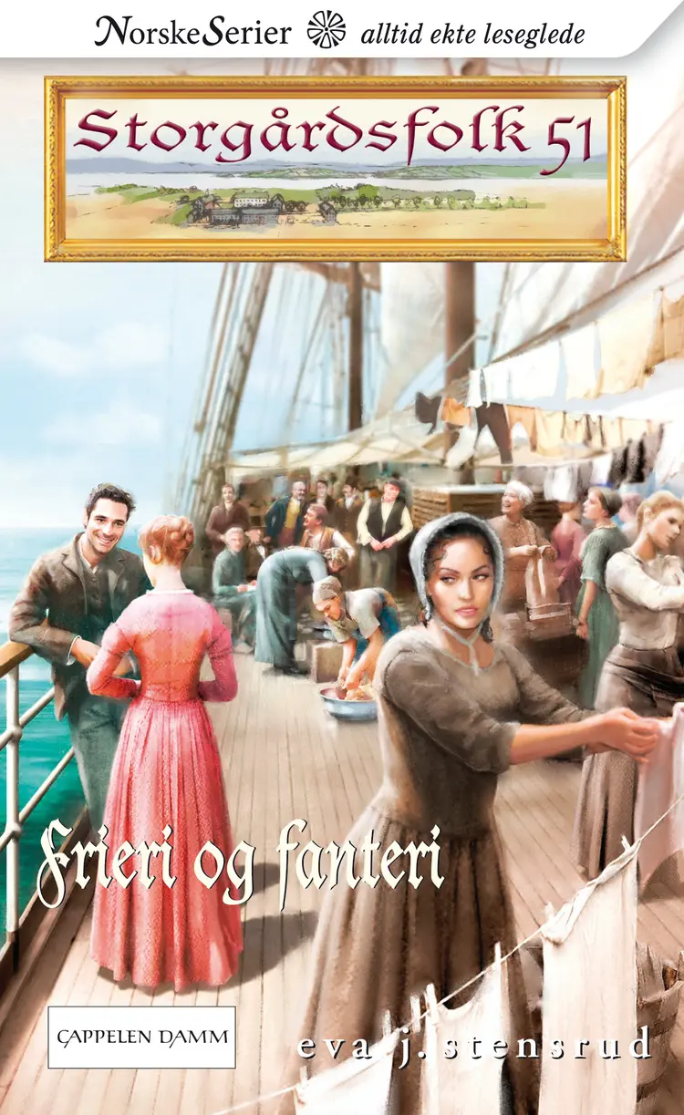 Omslag Frieri og fanteri av Eva J. Stensrud (Heftet)