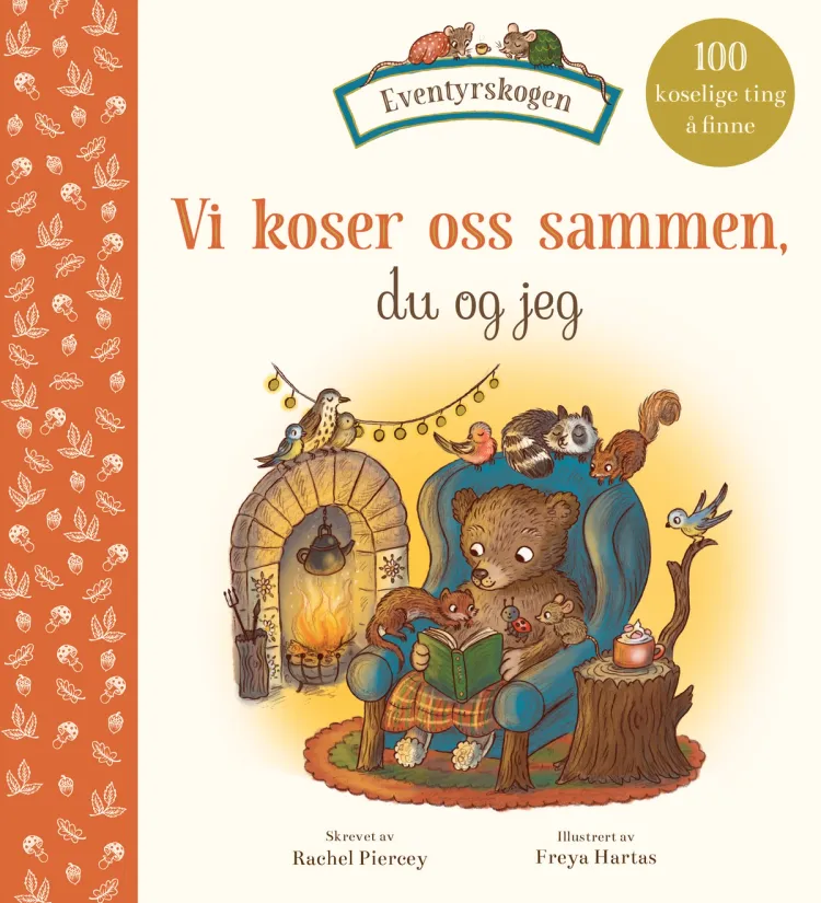 Omslag Vi koser oss sammen, du og jeg av Rachel Piercey (Innbundet)