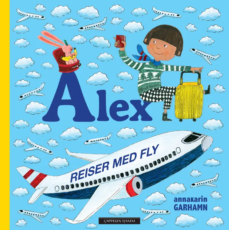 Omslag Alex reiser med fly av Anna-Karin Garhamn (Innbundet)