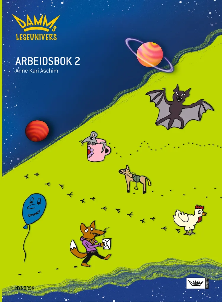 Omslag Damms leseunivers 1 Arbeidsbok 2 av Anne Kari Aschim (Heftet)