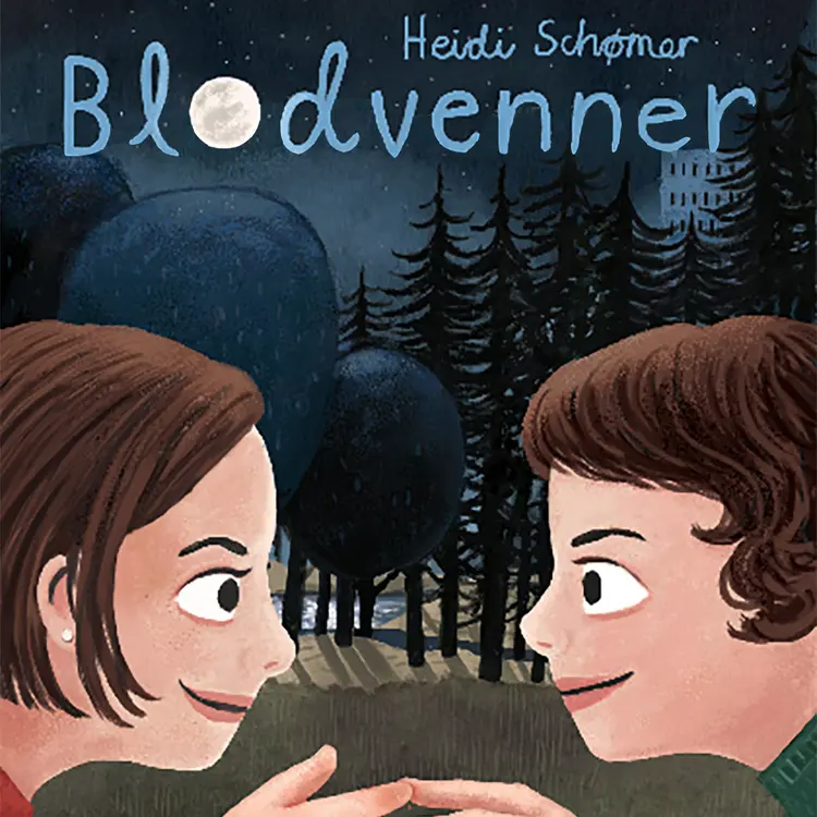 Omslag Blodvenner av Heidi Christine Schømer (Lydbok)