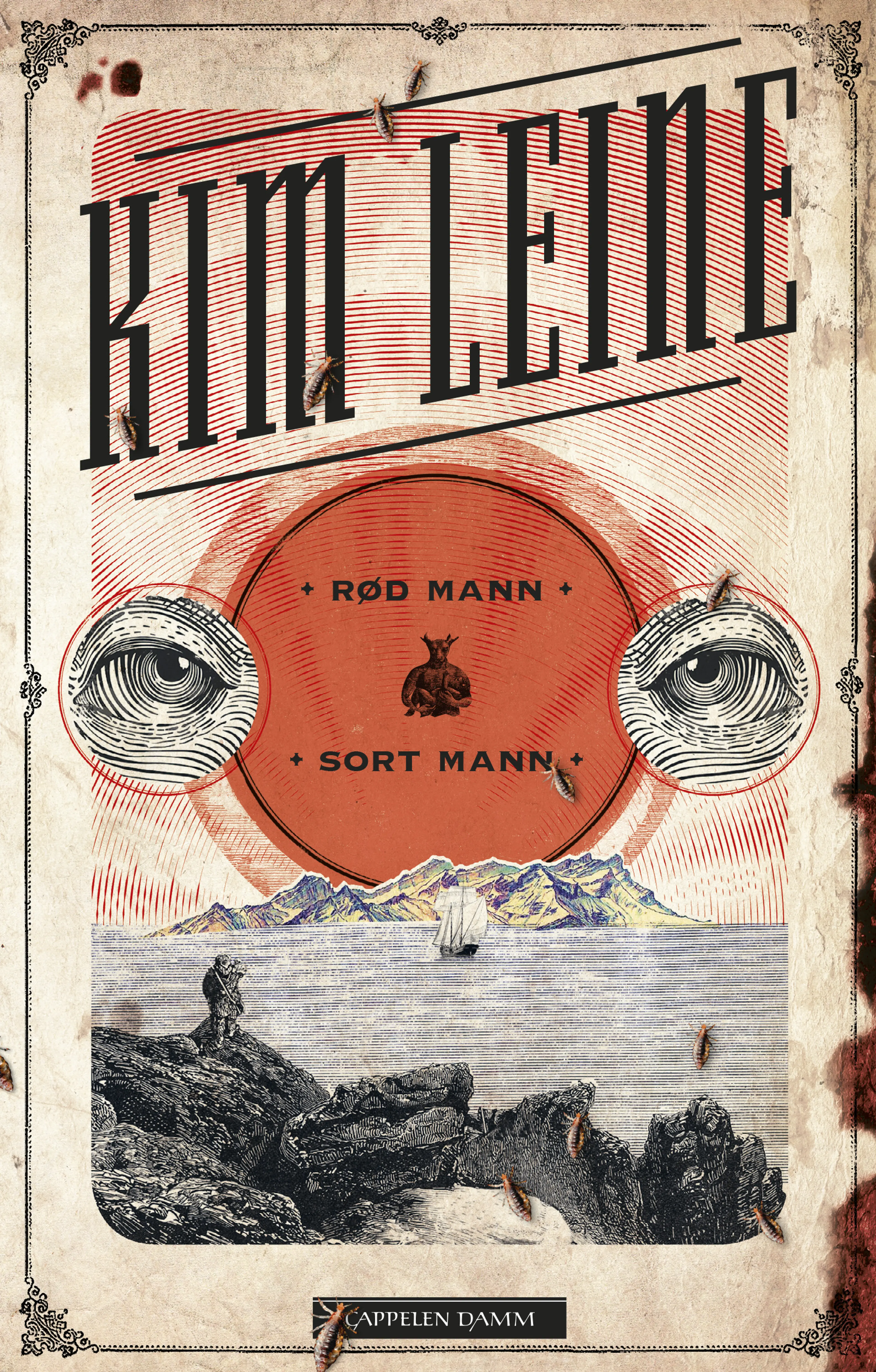 Omslag Rød mann/Sort mann av Kim Leine (Innbundet)