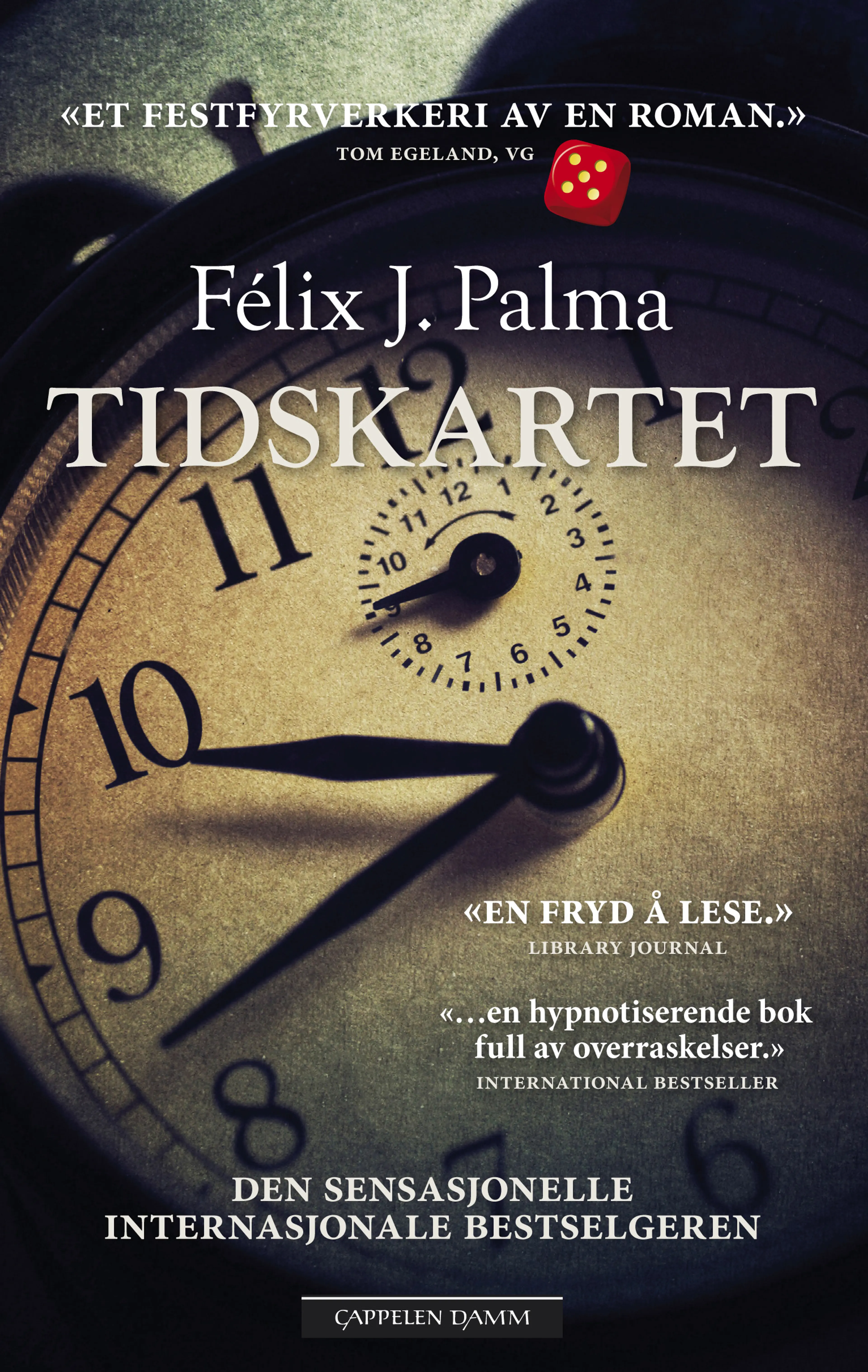 Omslag Tidskartet av Félix J. Palma (Heftet)