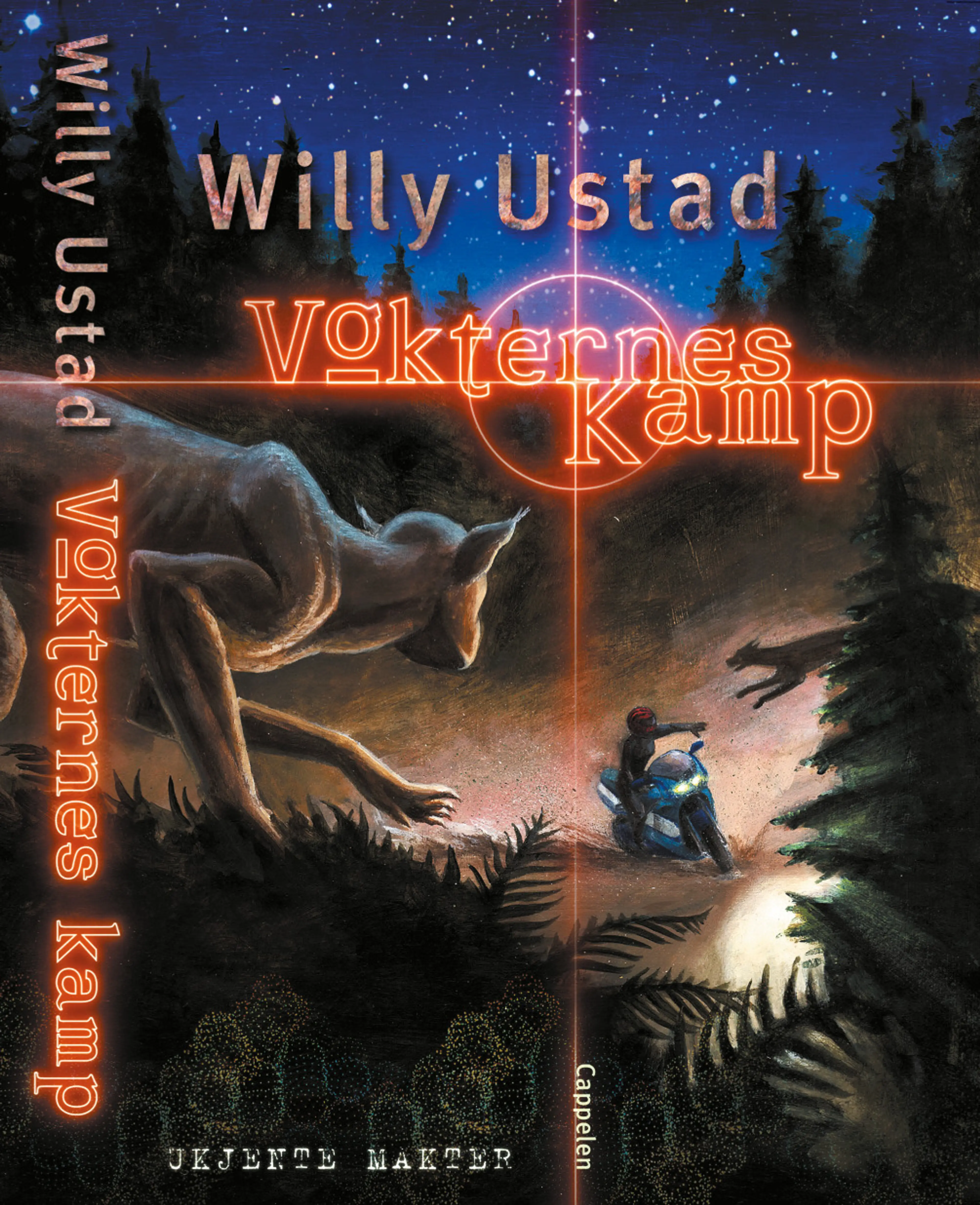 Omslag Vokternes kamp av Willy Ustad (Innbundet)