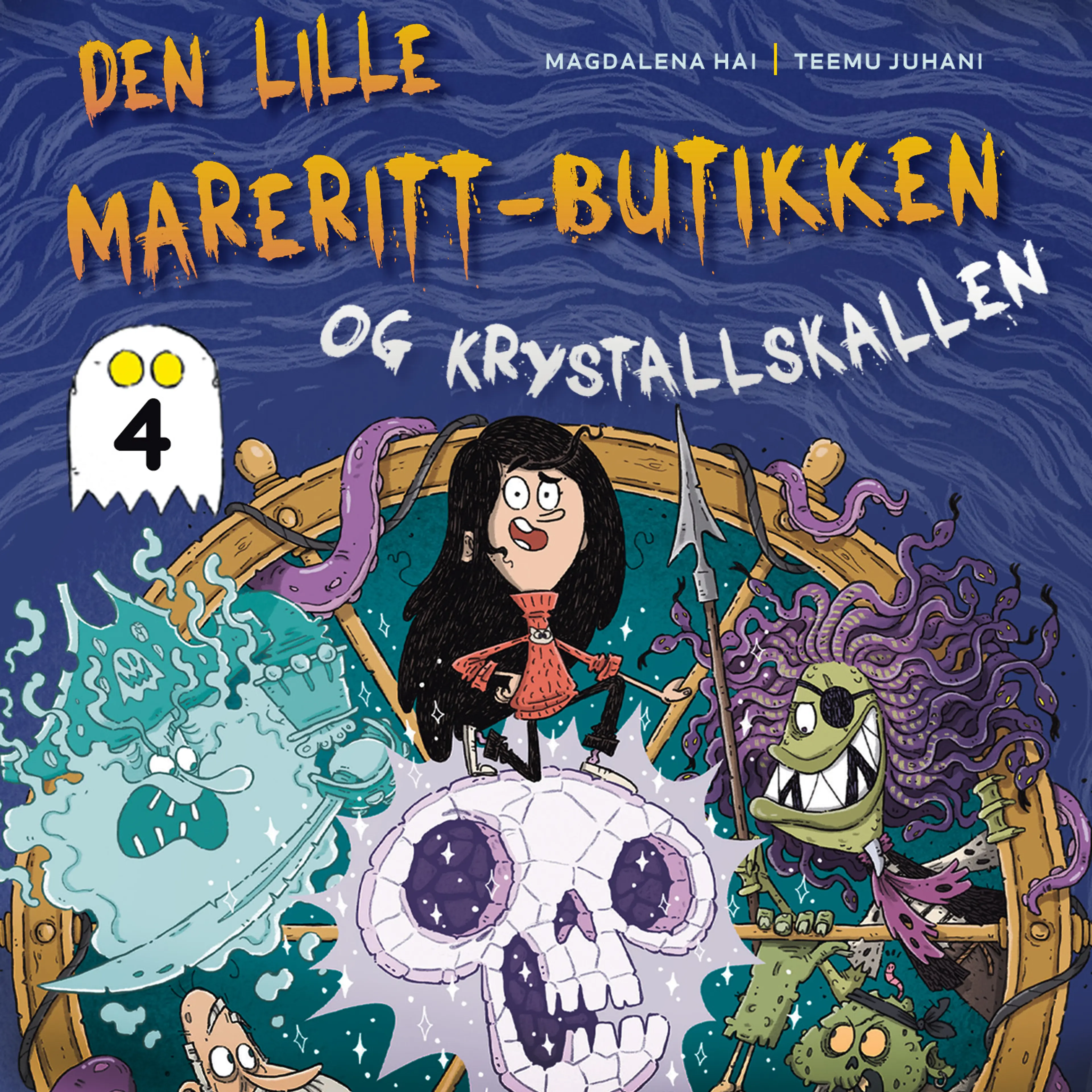 Omslag Den lille mareritt-butikken og krystallskallen av Magdalena Hai (Lydbok)