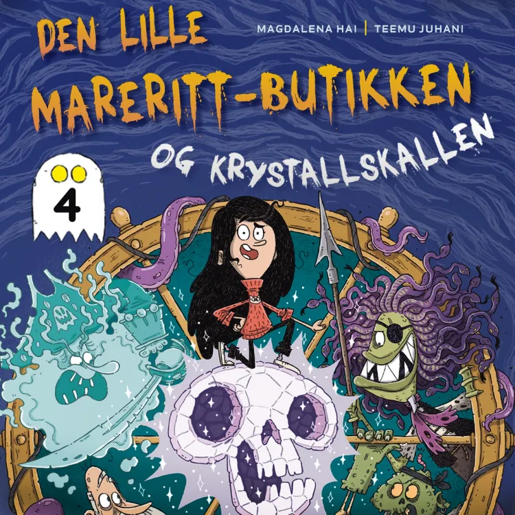 Omslag Den lille mareritt-butikken og krystallskallen av Magdalena Hai (Lydbok)
