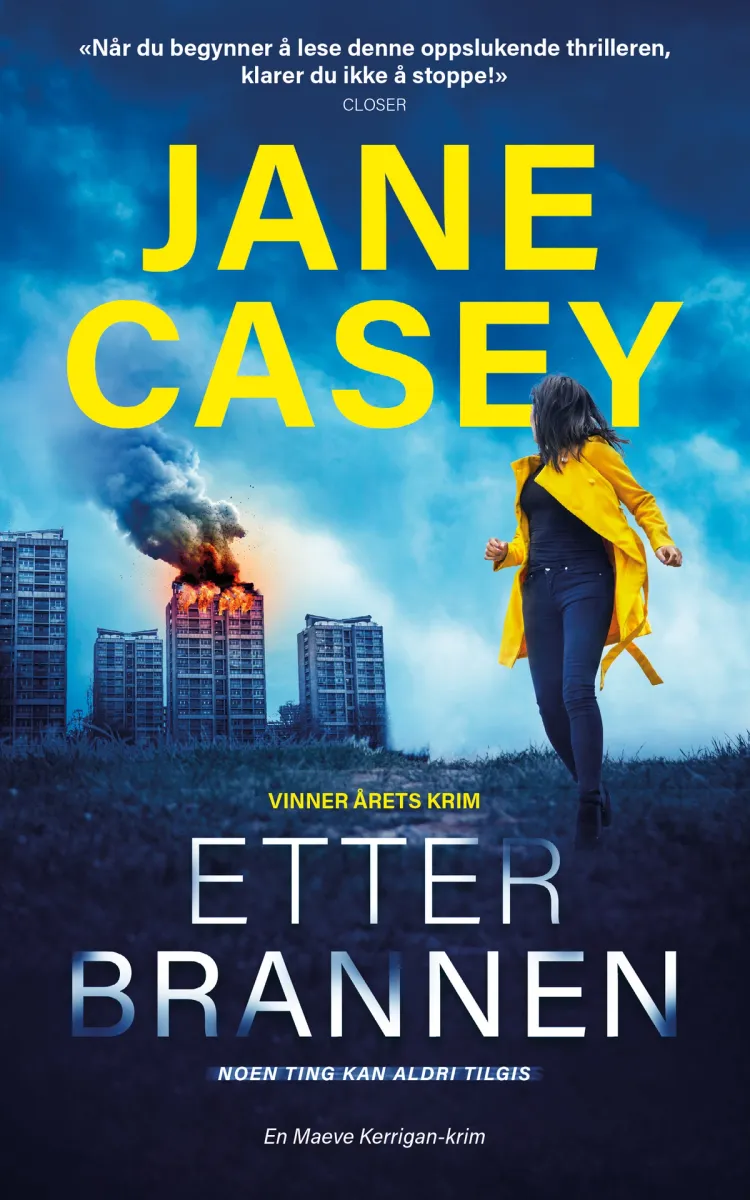 Omslag Etter brannen av Jane Casey (Ebok)