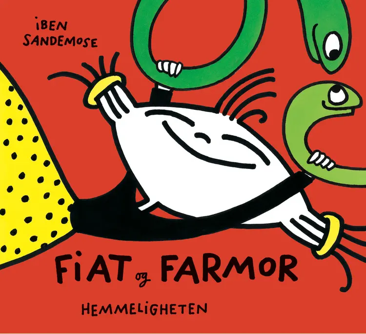 Omslag Fiat og Farmor Hemmeligheten av Iben Sandemose (Innbundet)