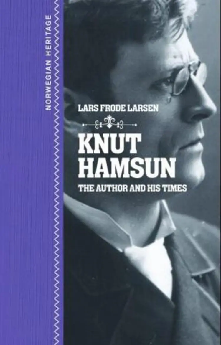 Omslag Knut Hamsun av Lars Frode Larsen (Innbundet)