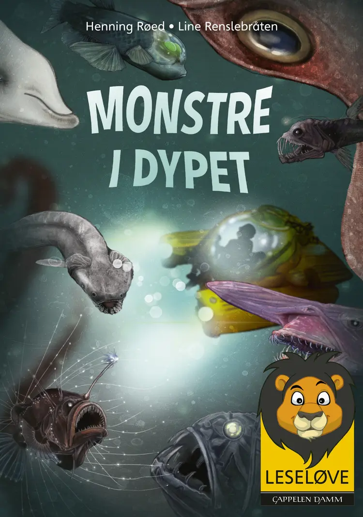 Omslag Leseløve - Monstre i dypet av Henning Røed (Ebok)