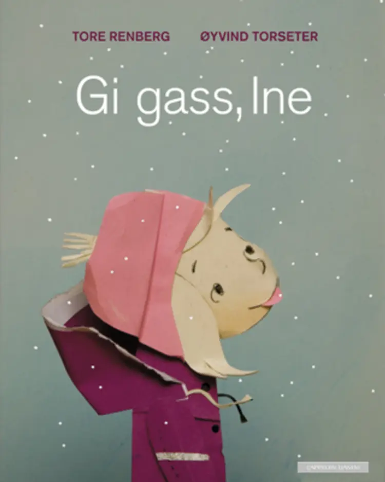 Omslag Gi gass, Ine! av Tore Renberg og Øyvind Torseter (Ebok)