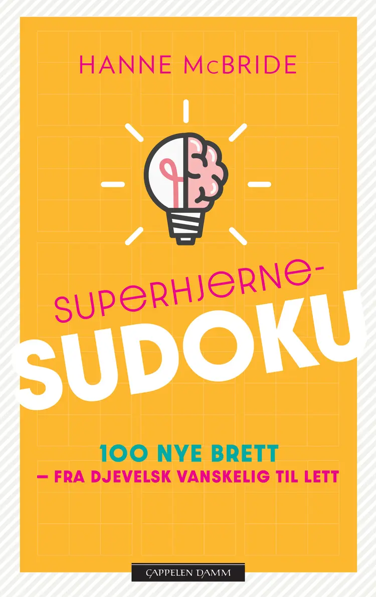 Omslag Superhjerne-sudoku av Hanne McBride (Heftet)