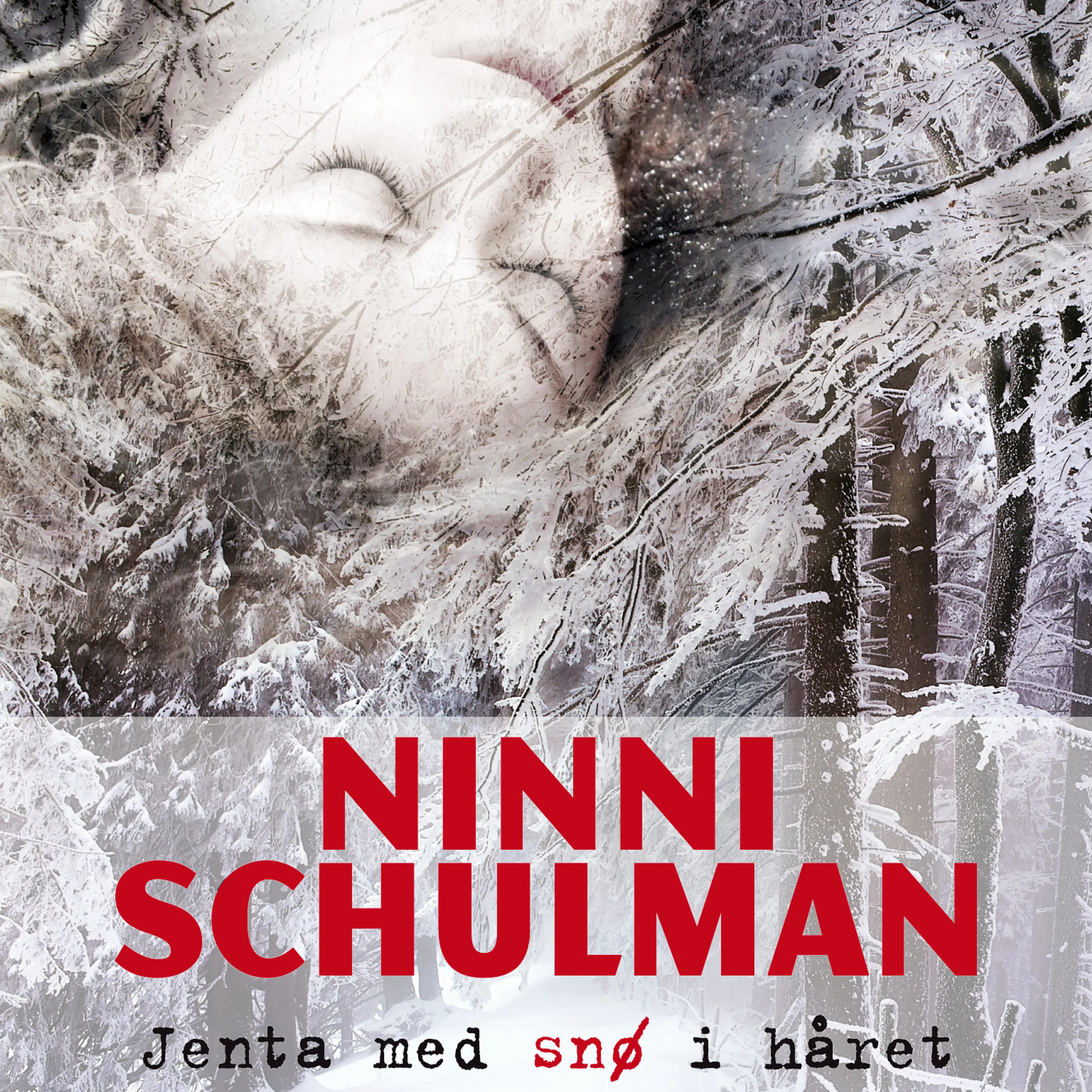 Omslag Jenta med snø i håret av Ninni Schulman (Lydbok)