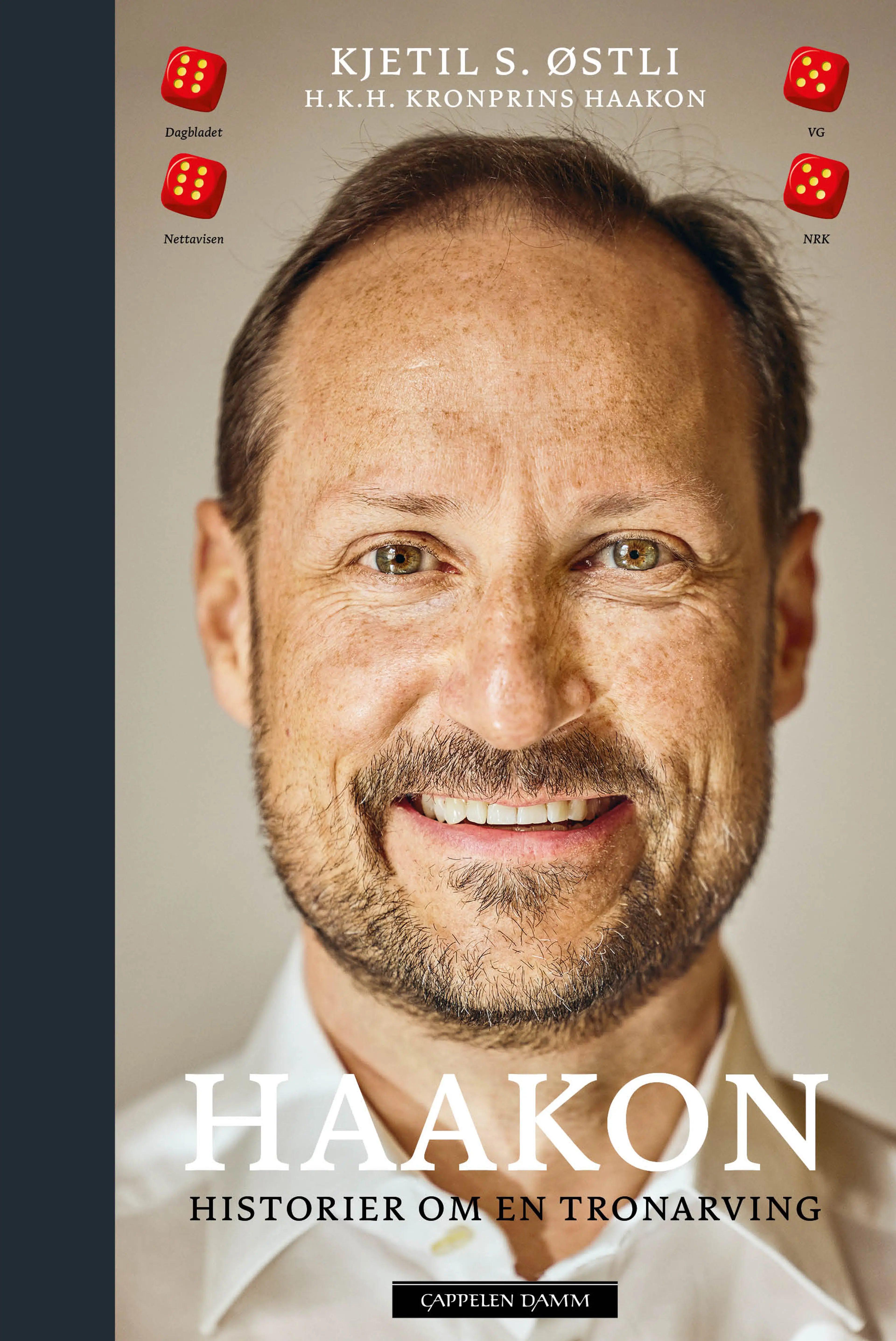 Omslag Haakon av Kjetil Stensvik Østli og H.K.H. Kronprins Haakon (Innbundet)