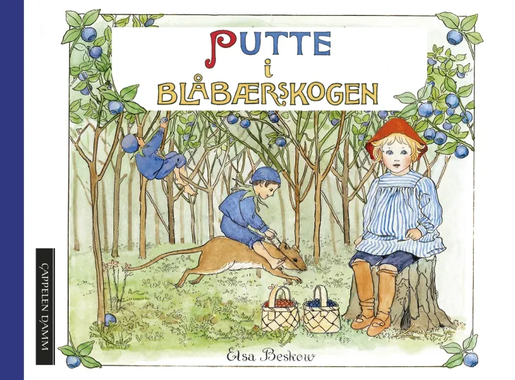Omslag Putte i blåbærskogen av Elsa Beskow (Innbundet)