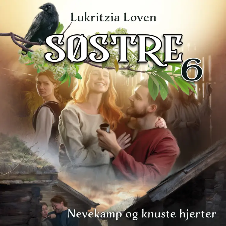 Omslag Nevekamp og knuste hjerter av Lukritzia Loven (Lydbok)