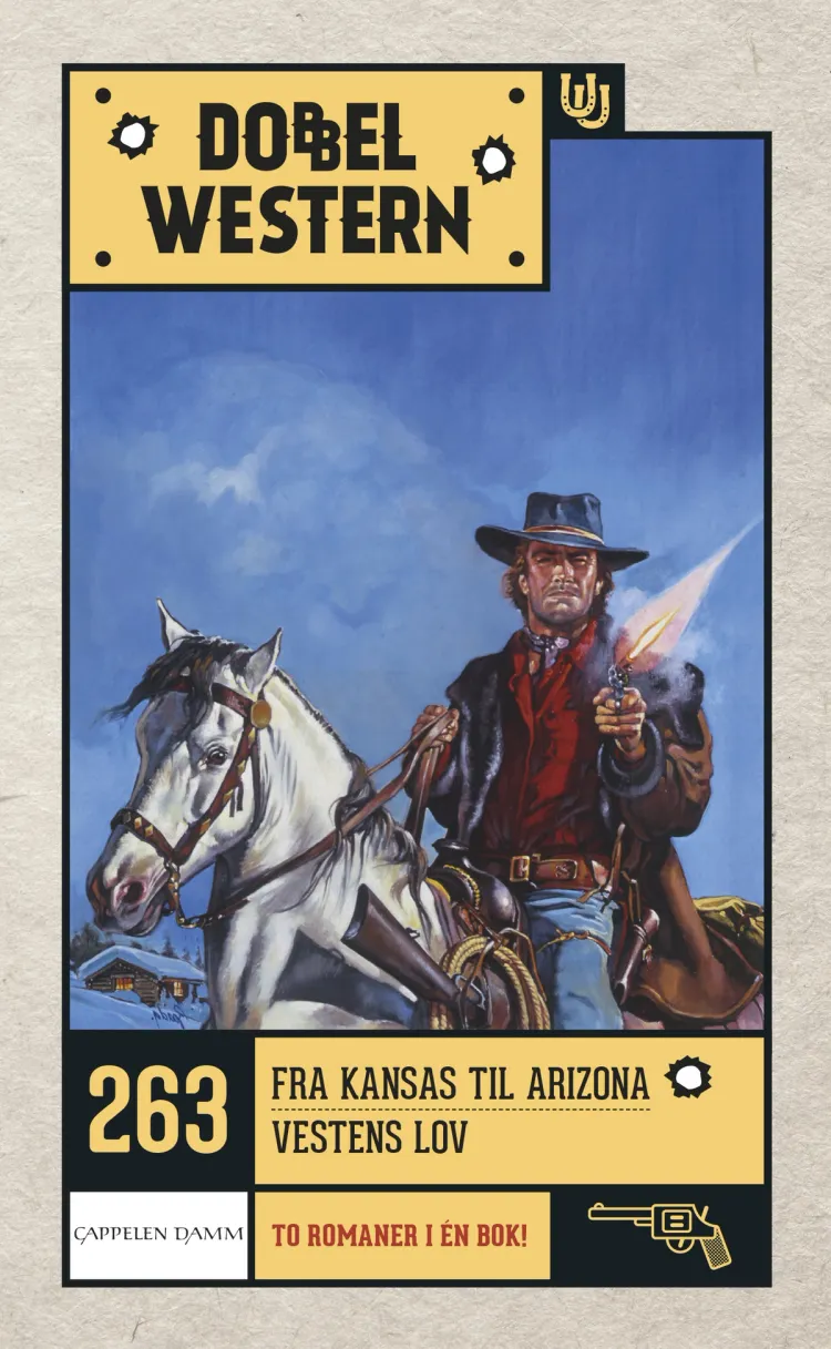 Omslag Fra Kansas til Arizona/Vestens lov av Zane Grey (Heftet)