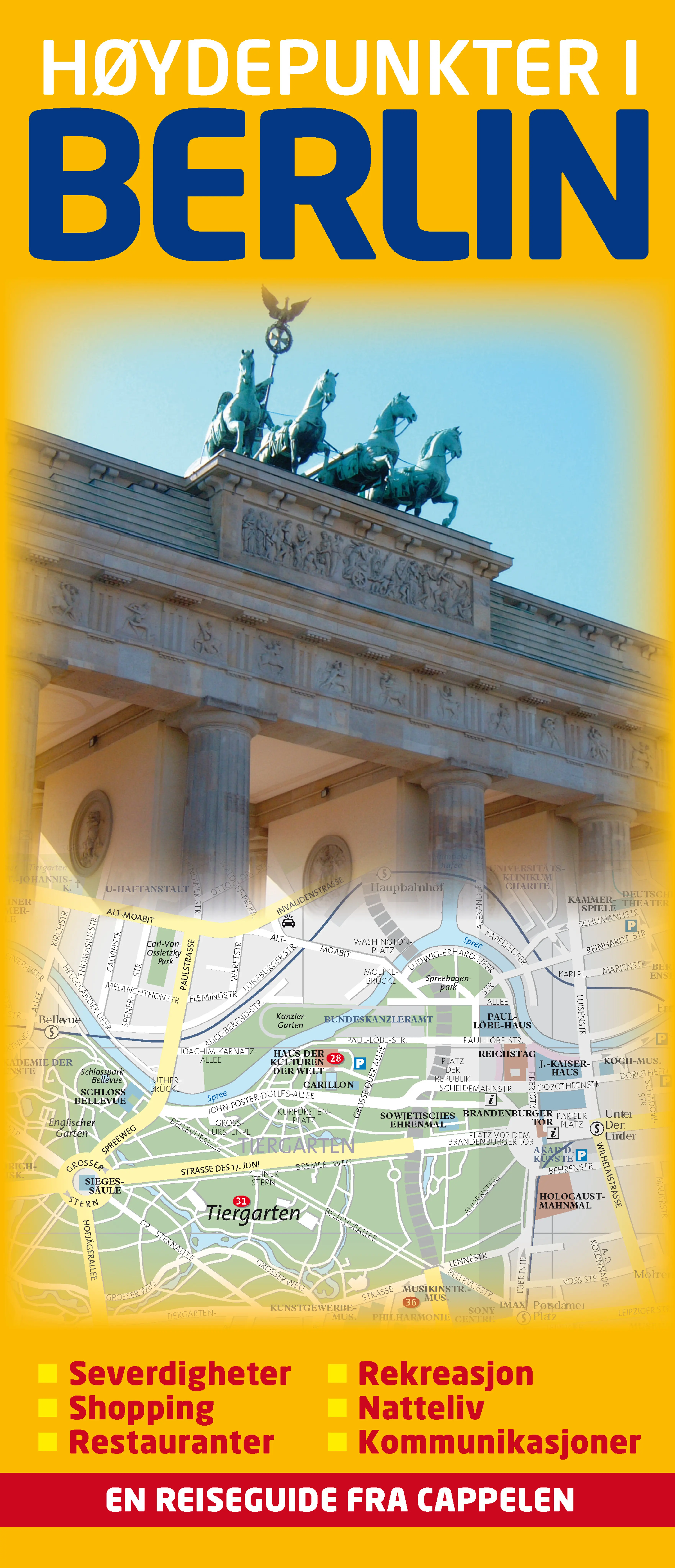 Omslag Høydepunkter i Berlin (Innbundet)