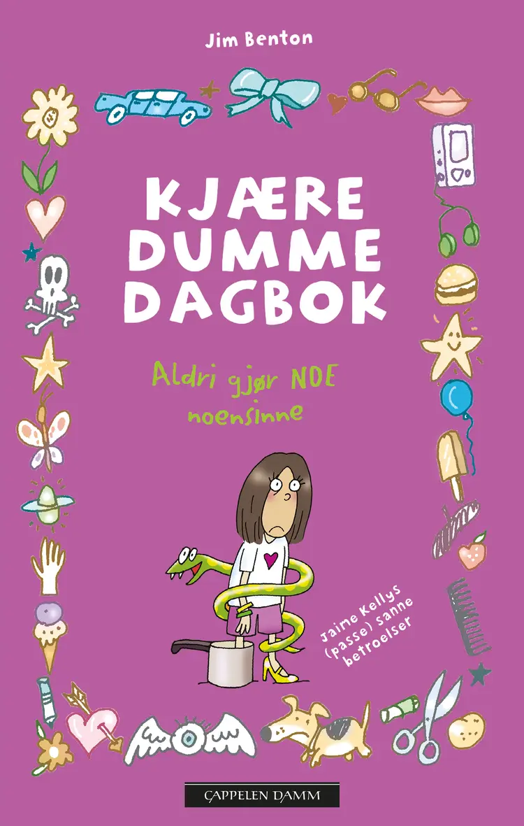 Omslag Kjære dumme dagbok 4 - Aldri gjør NOE noensinne av Jim Benton (Ebok)