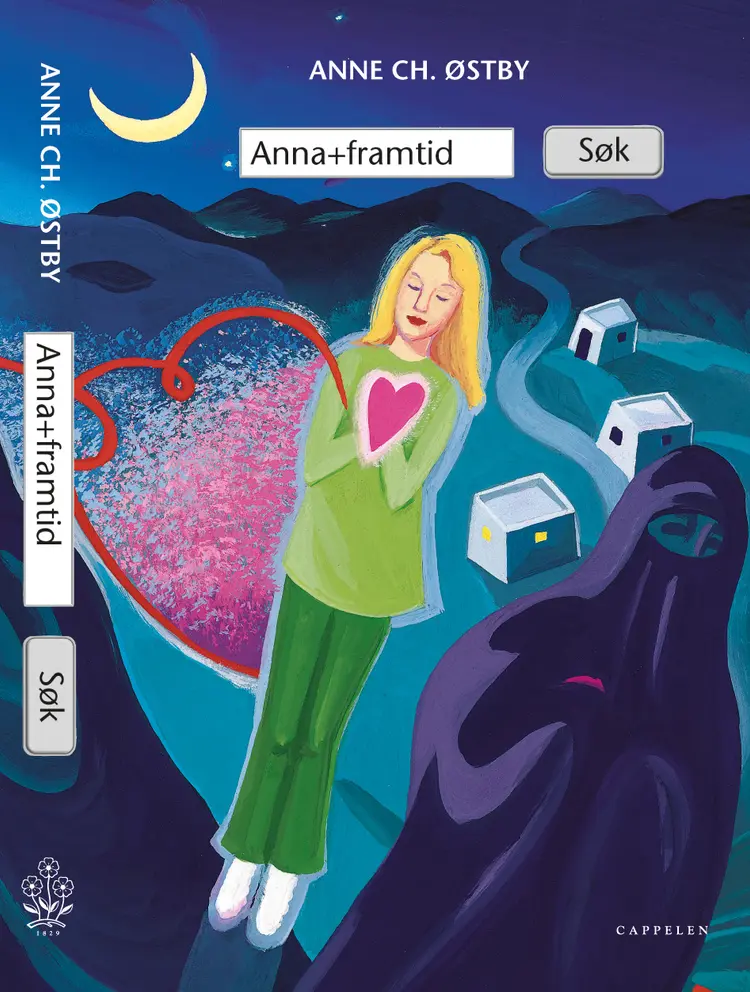 Omslag Anna+framtid av Anne Ch. Østby (Innbundet)