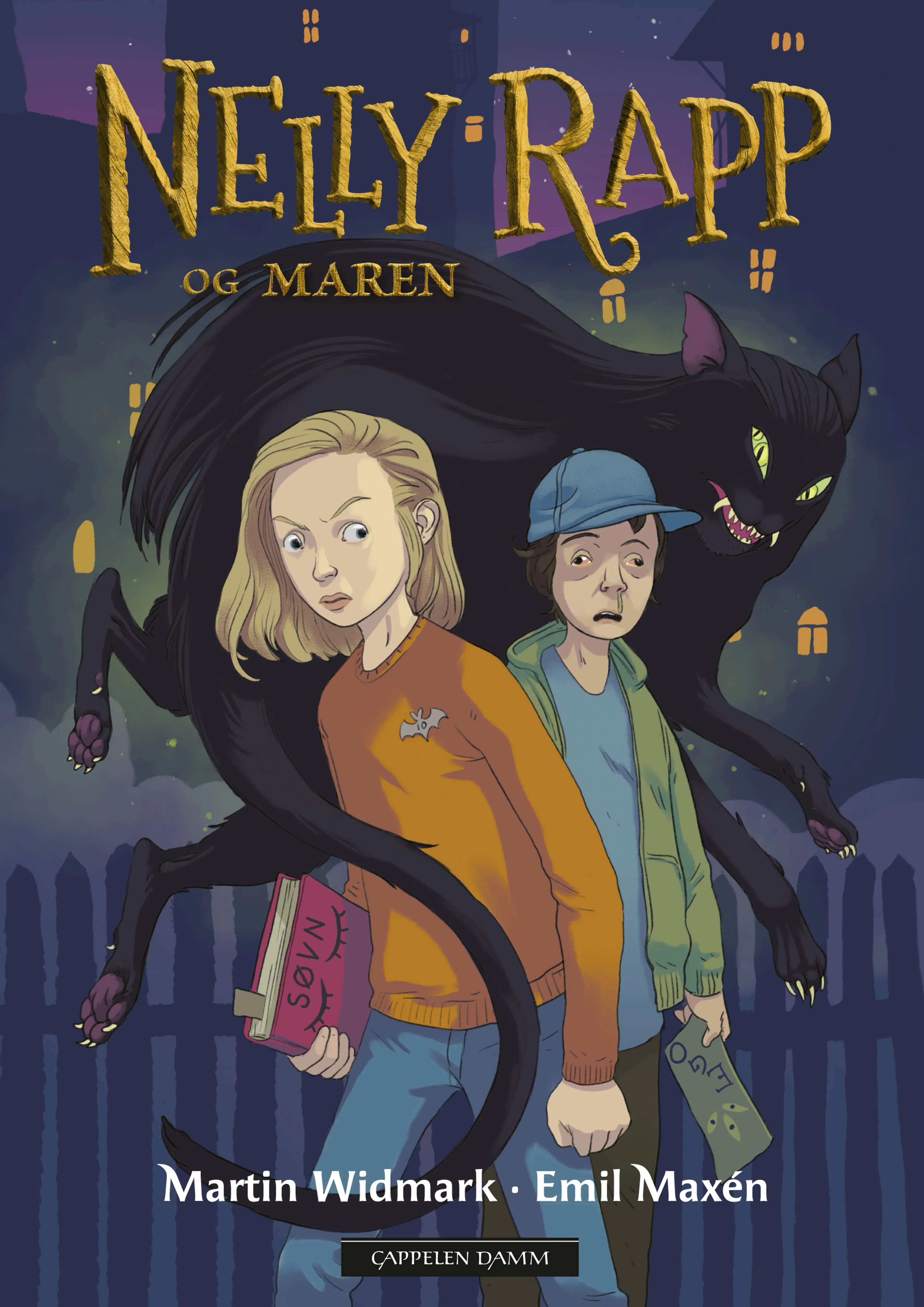 Omslag Nelly Rapp og maren av Martin Widmark (Ebok)
