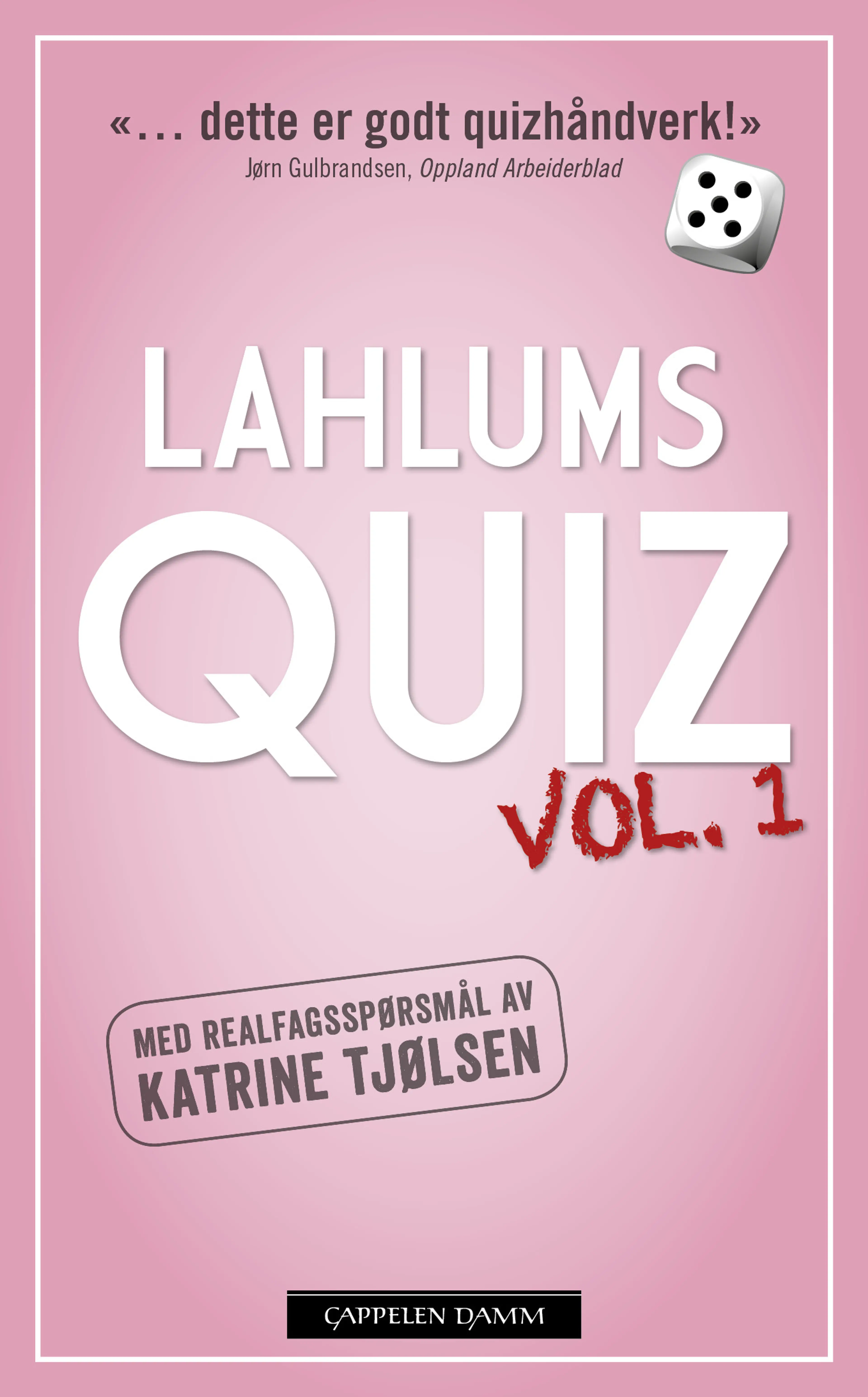 Omslag Lahlums Quiz vol. 1 av Hans Olav Lahlum, Katrine Tjølsen (Heftet)