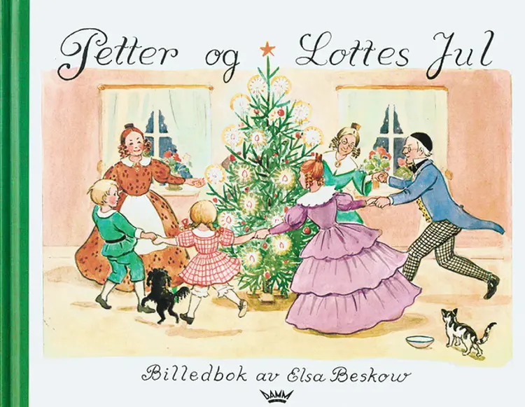 Omslag Petter og Lottes jul av Elsa Beskow (Innbundet)