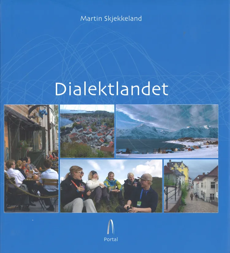 Omslag Dialektlandet av Martin Skjekkeland (Innbundet)