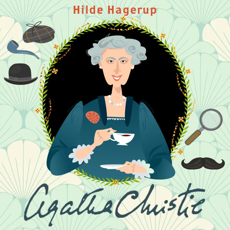 Omslag Agatha Christie av Hilde Hagerup (Lydbok)