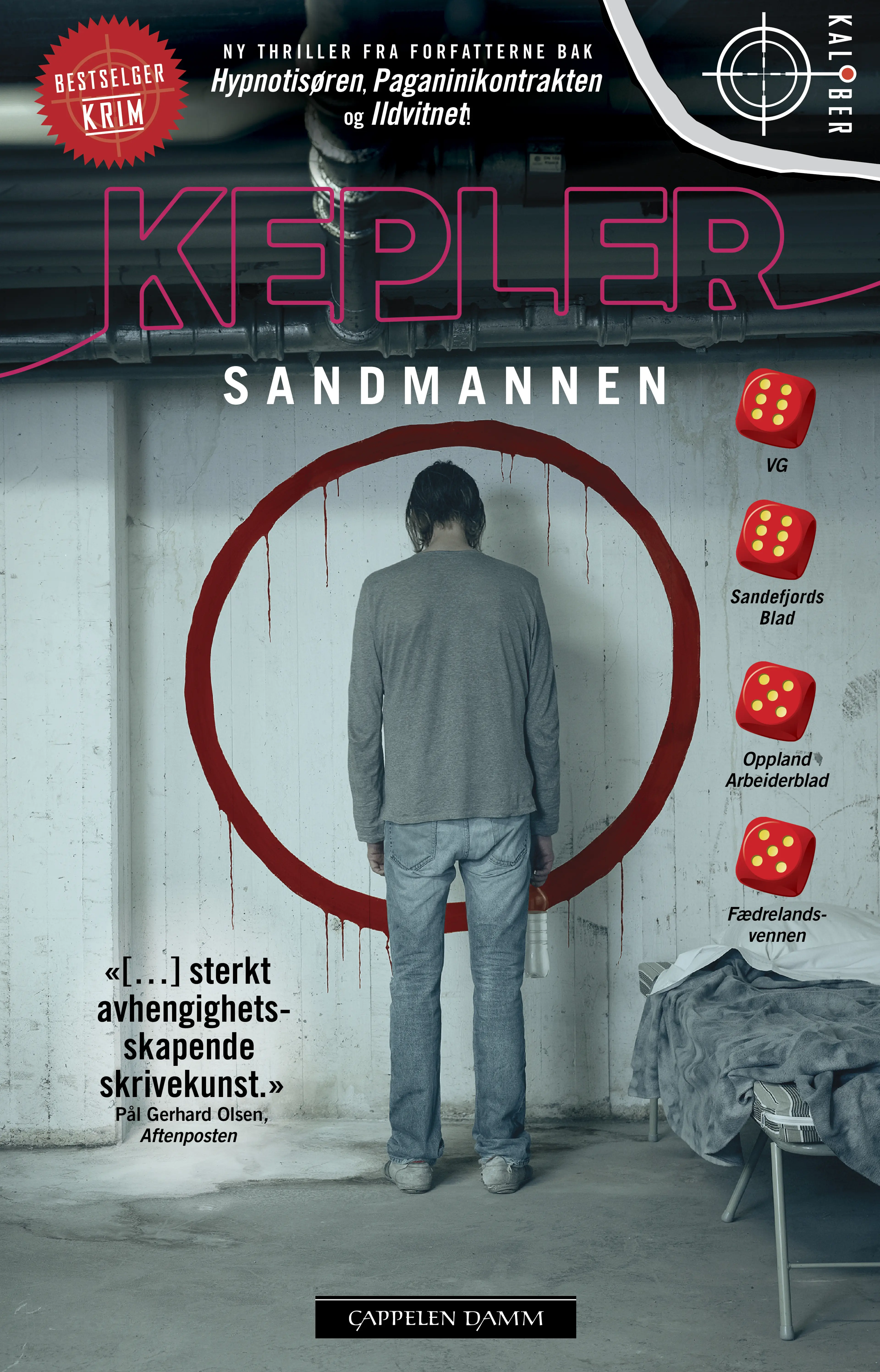 Omslag Sandmannen av Lars Kepler (Heftet)