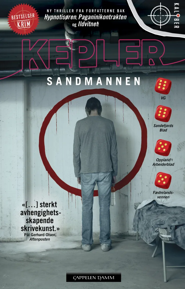 Omslag Sandmannen av Lars Kepler (Heftet)