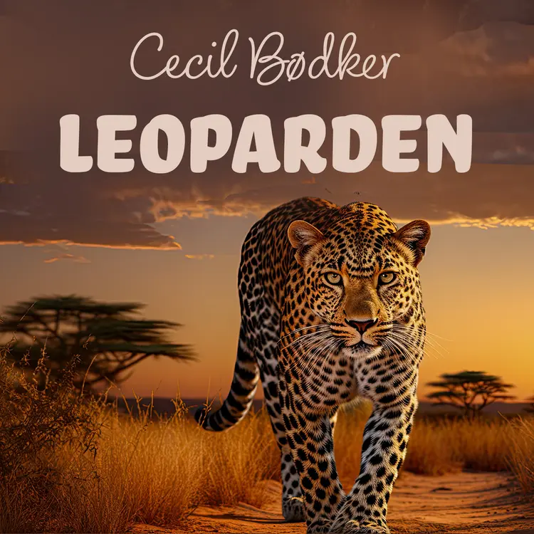 Omslag Leoparden av Cecil Bødker (Lydbok)