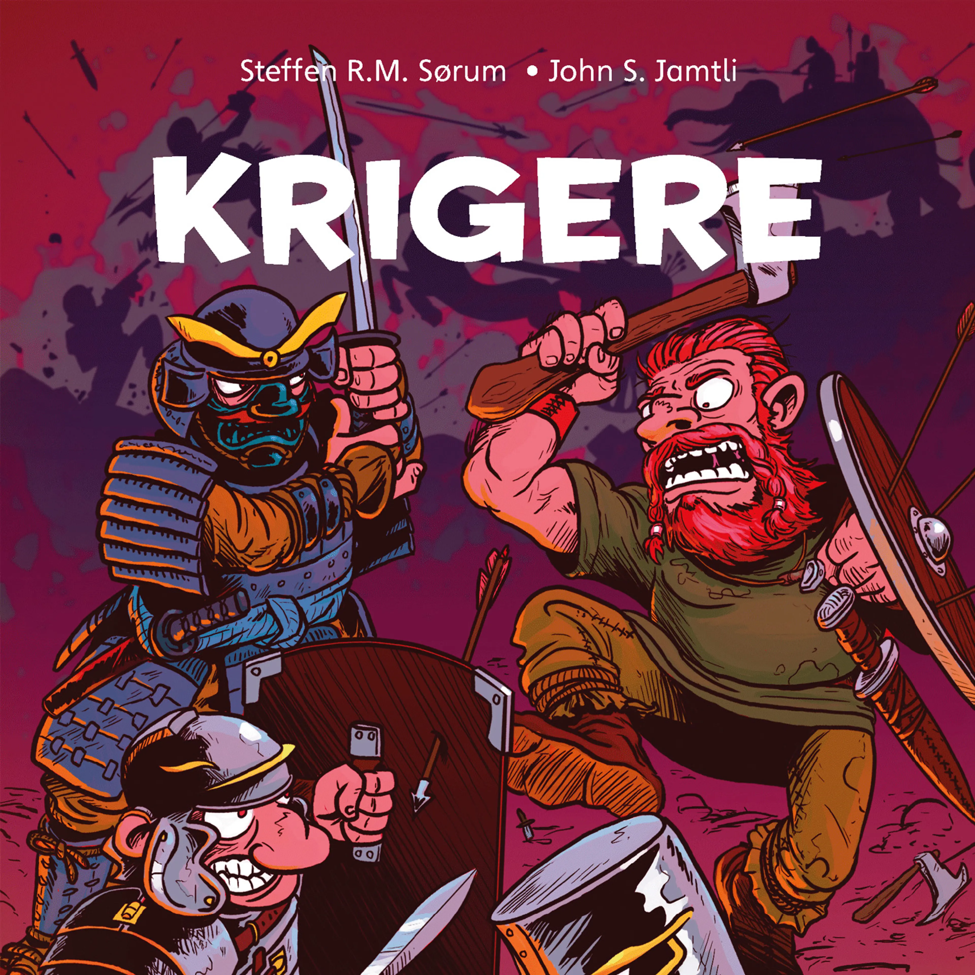 Omslag Krigere av Steffen Sørum (Lydbok)