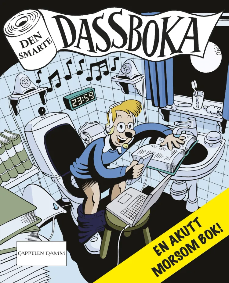 Omslag Den smarte dassboka (Heftet)