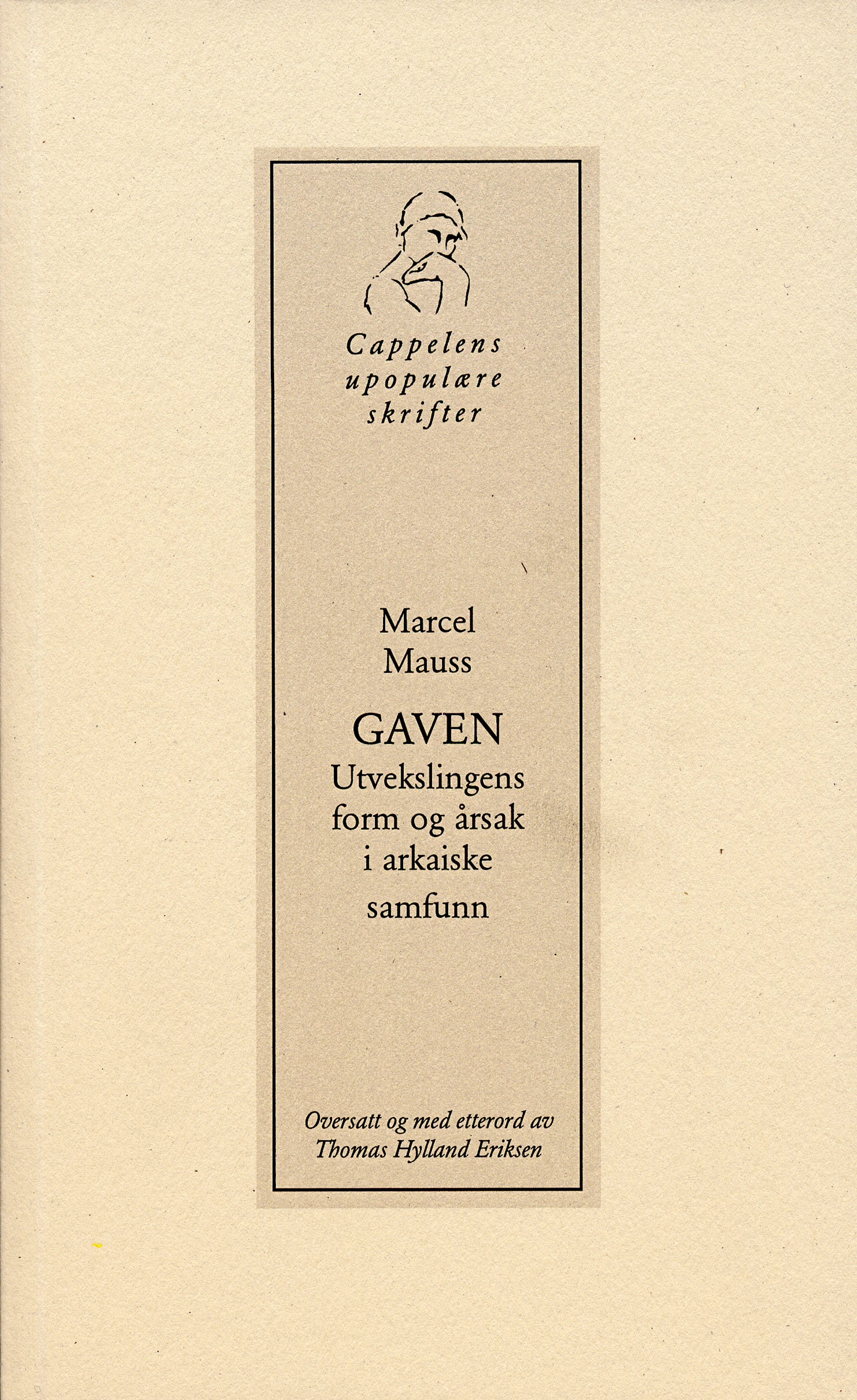 Omslag Gaven av Marcel Mauss (Heftet)