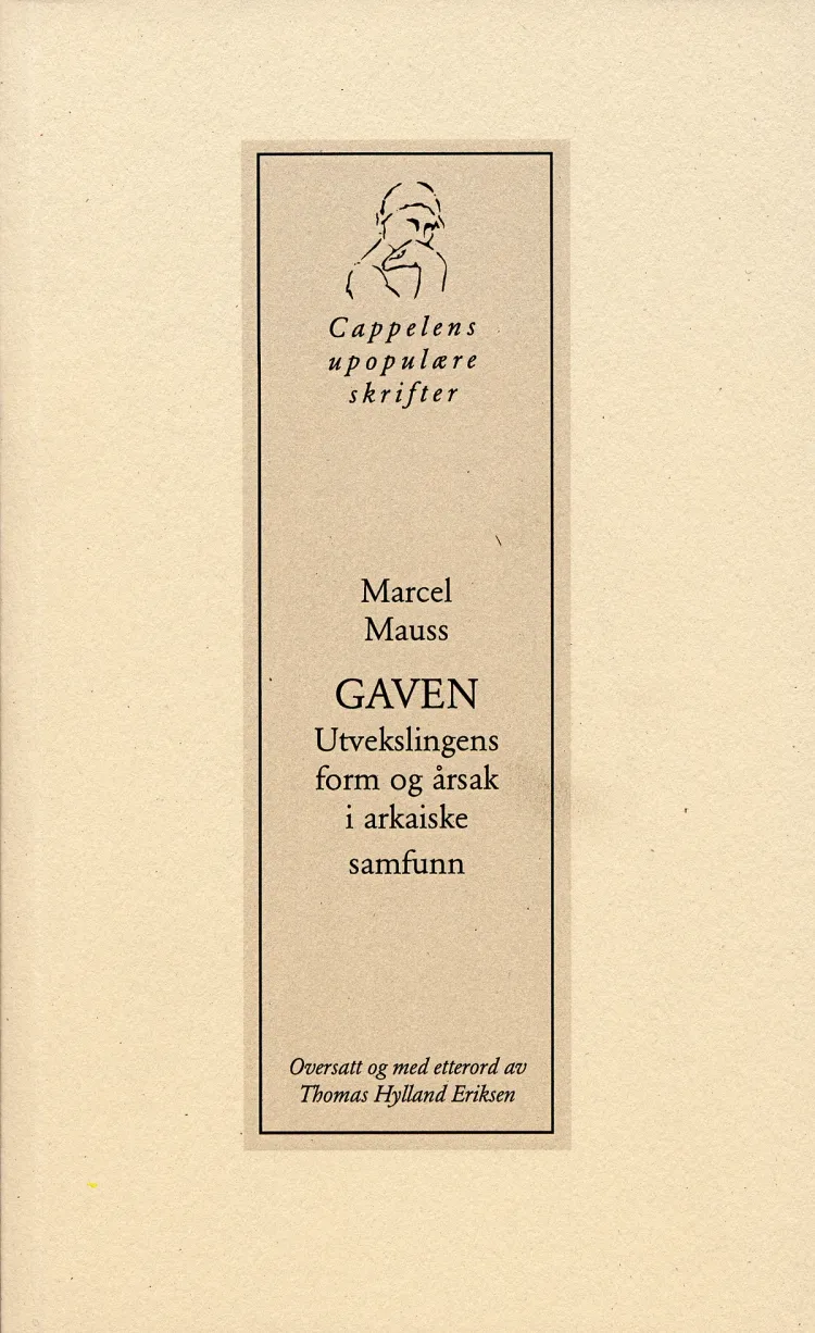 Omslag Gaven av Marcel Mauss (Heftet)