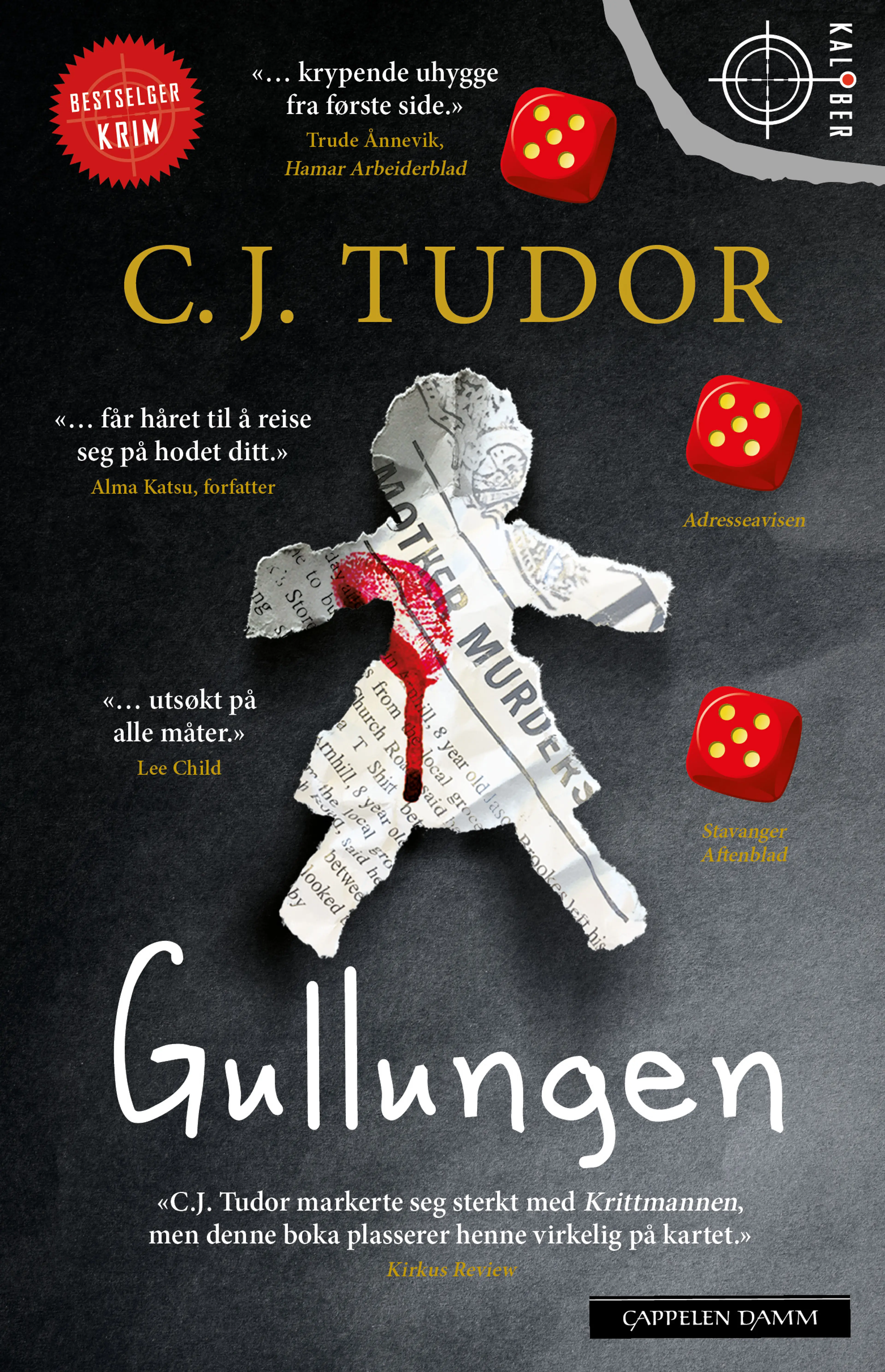 Omslag Gullungen av C.J. Tudor (Heftet)